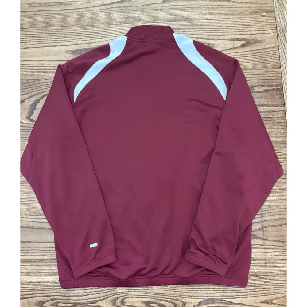 Vintage 90s Y2K Nike Team Men's Large‎ Red/White Full Zip Track Jacket